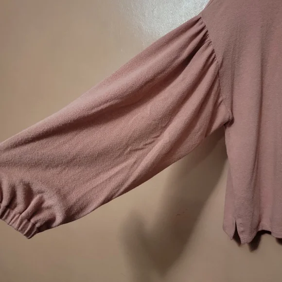 Madewell Dusty Rose Pullover Sweater Size Medium EUC - Picture 5 of 8
